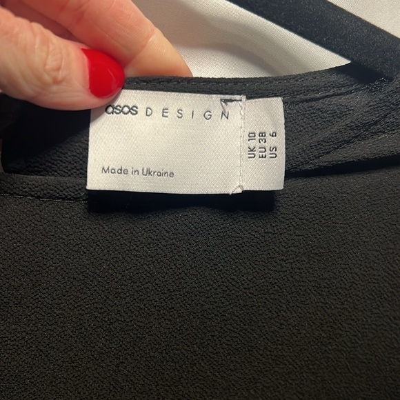 ASOS Tiered Smock Midi Dress - Picture 2 of 4